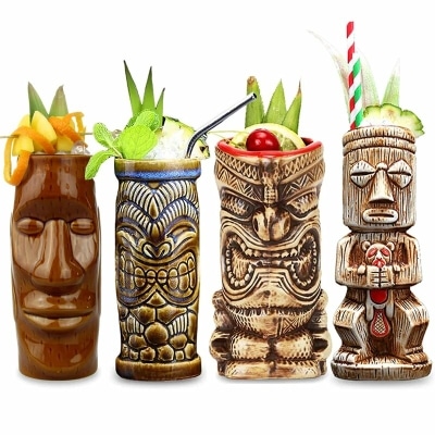 Verres à cocktail Tiki