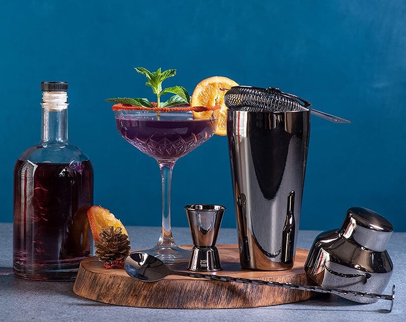 Kit à Cocktail Continental Shaker Noir