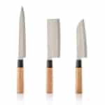 Set de Couteaux Japonais fond blanc