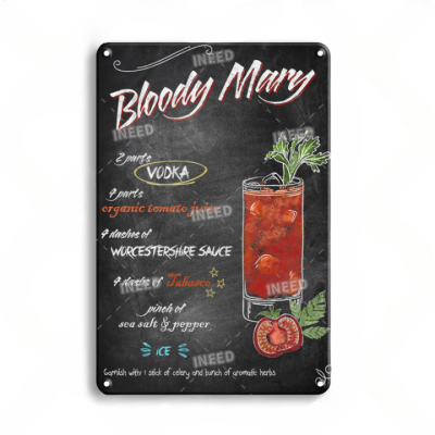 Plaque Déco Bloody Mary