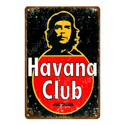 Plaque Déco Havana Club