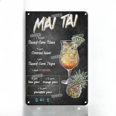 Plaque Déco Mai Tai