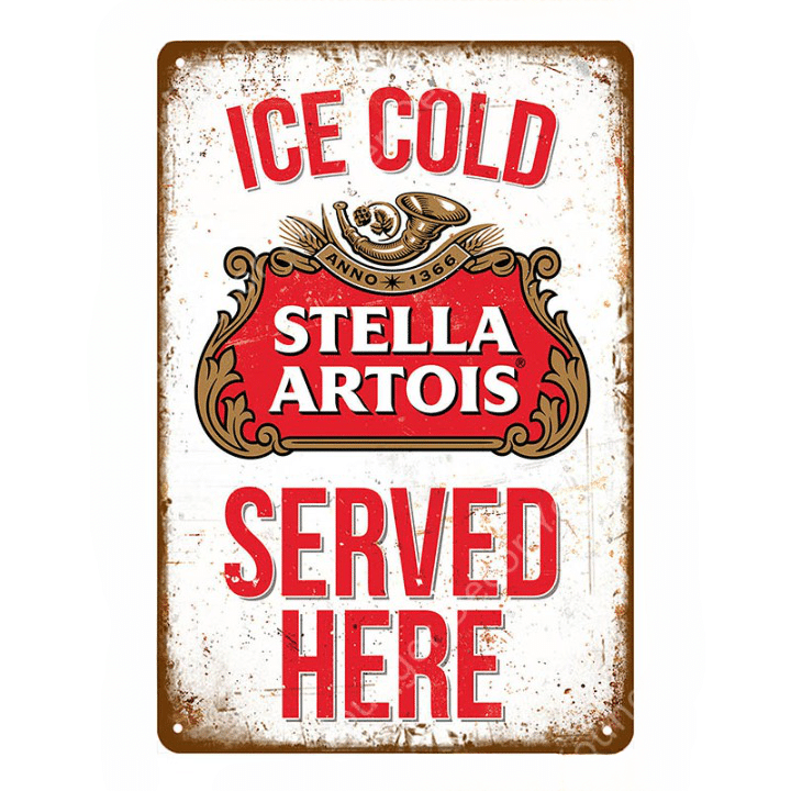 Plaque Déco Stella Artois